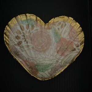 Heart shaped Seashell Trinket Dish
